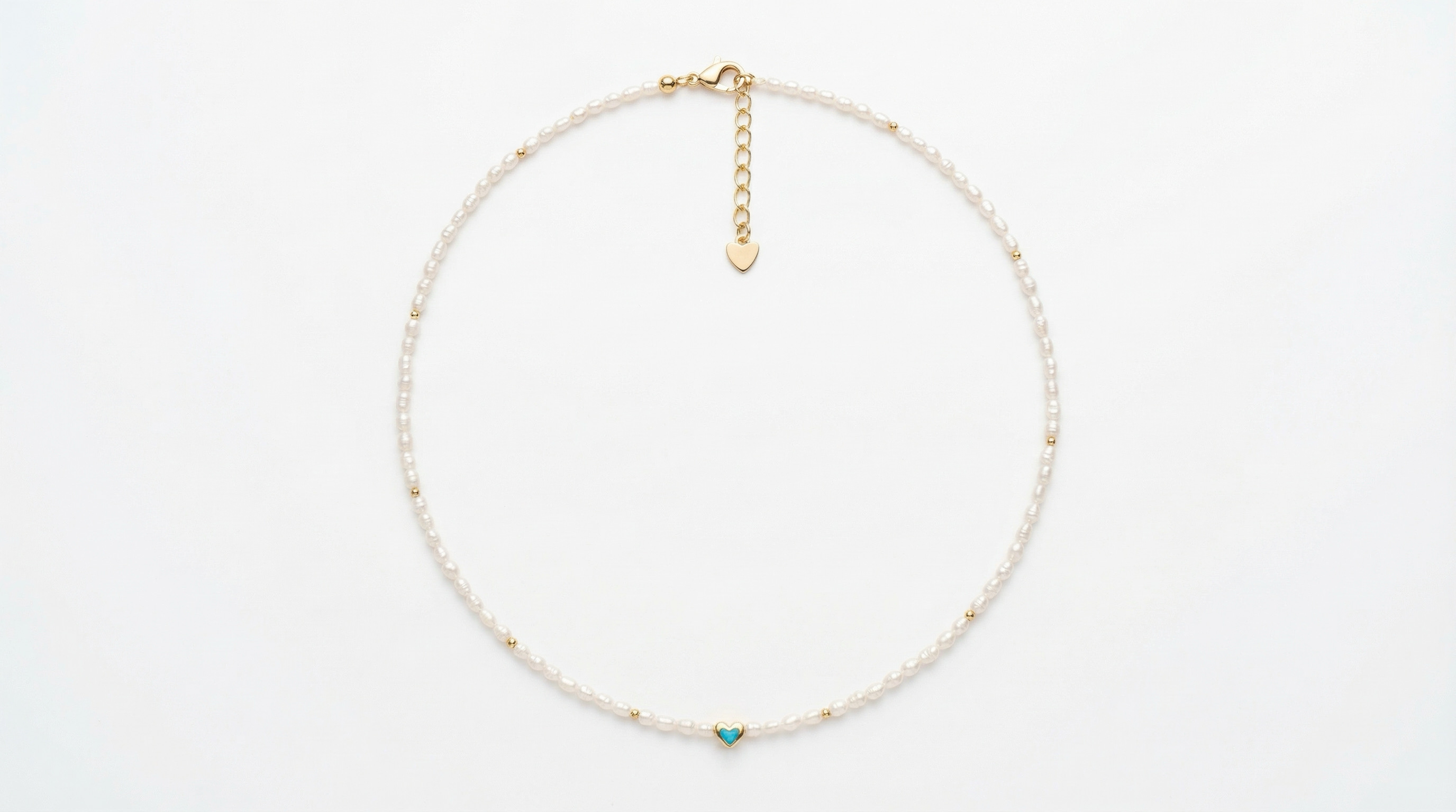 მარგალიტის ყელსაბამი - Blue hart