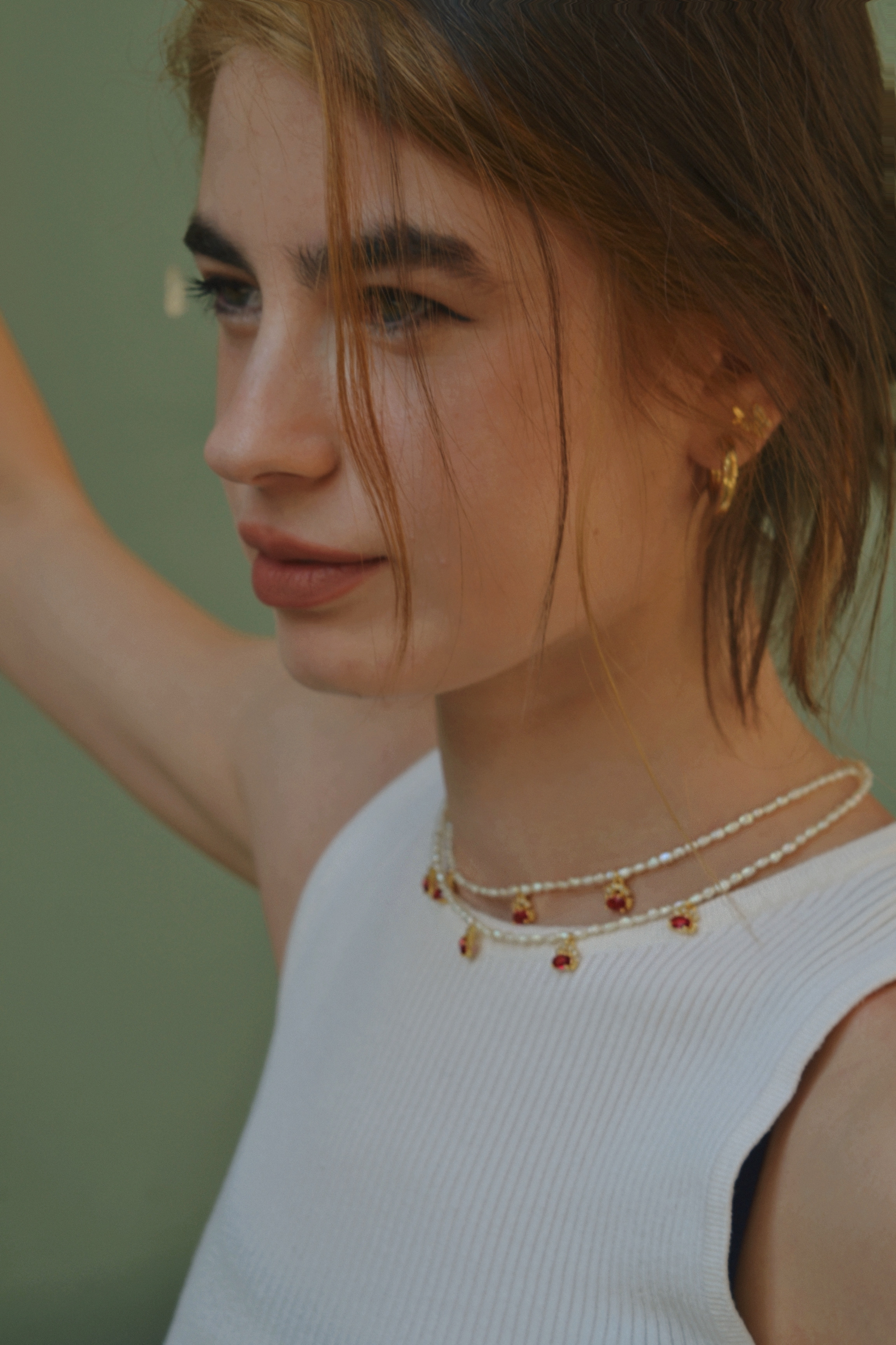 ნატურალური მარგალიტის ყელსაბამი