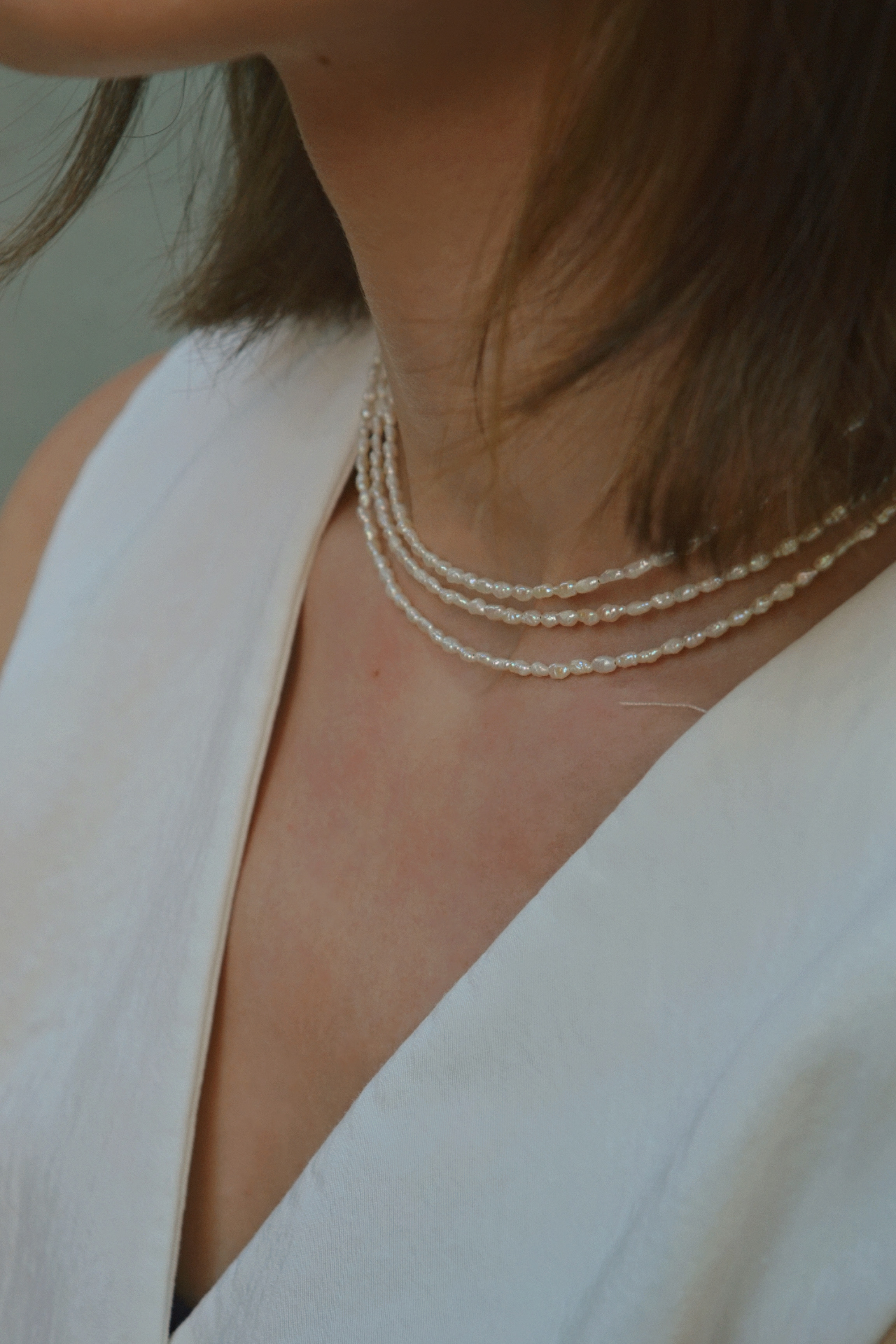 freshwater pearl necklace chocker