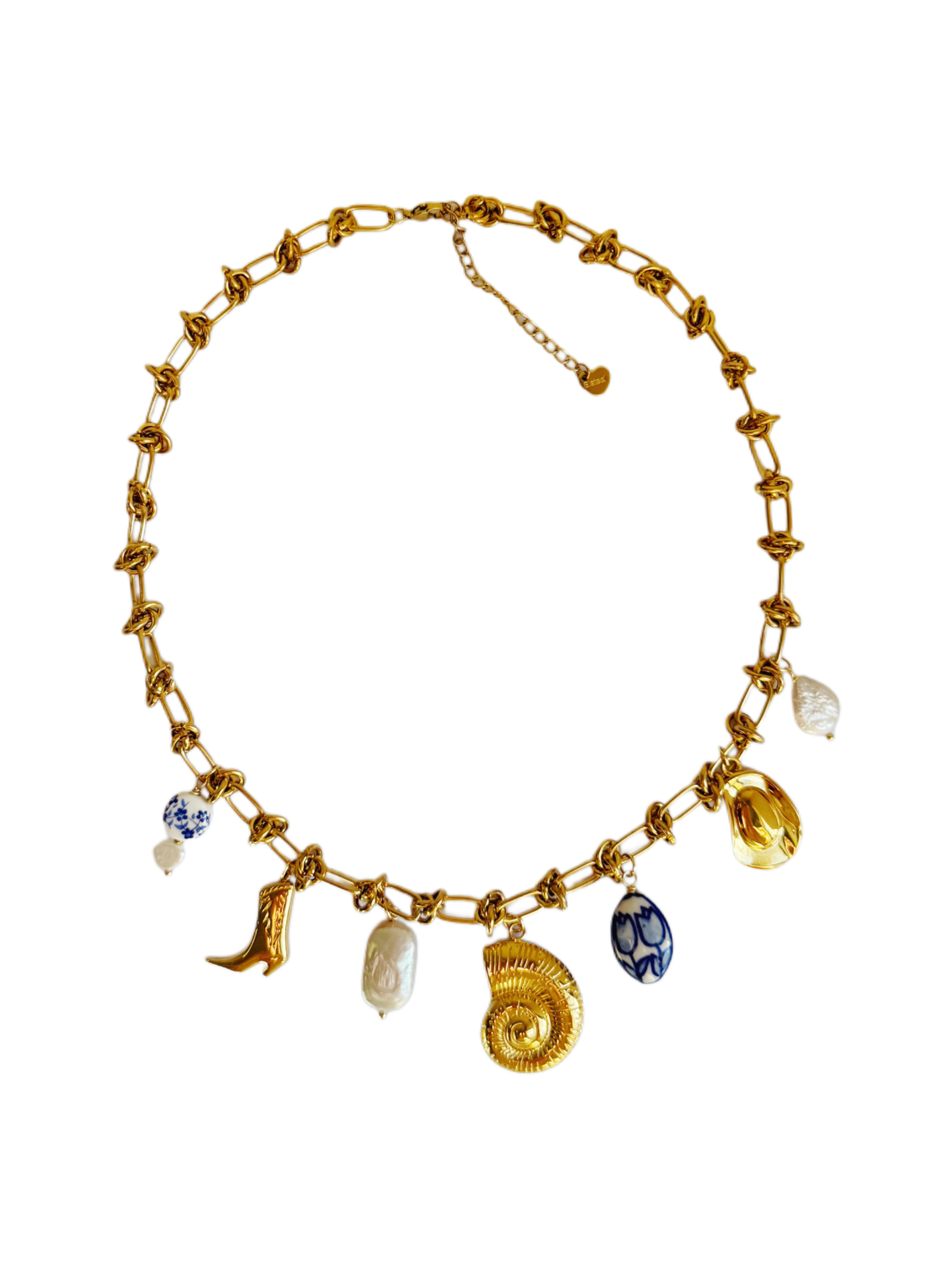 Shell charm ყელსაბამი