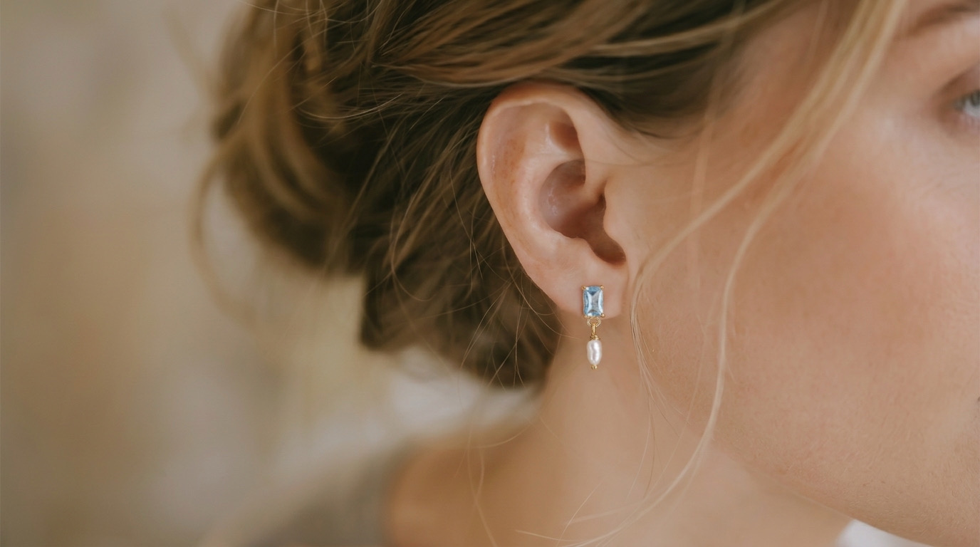 საყურე მარგალიტით